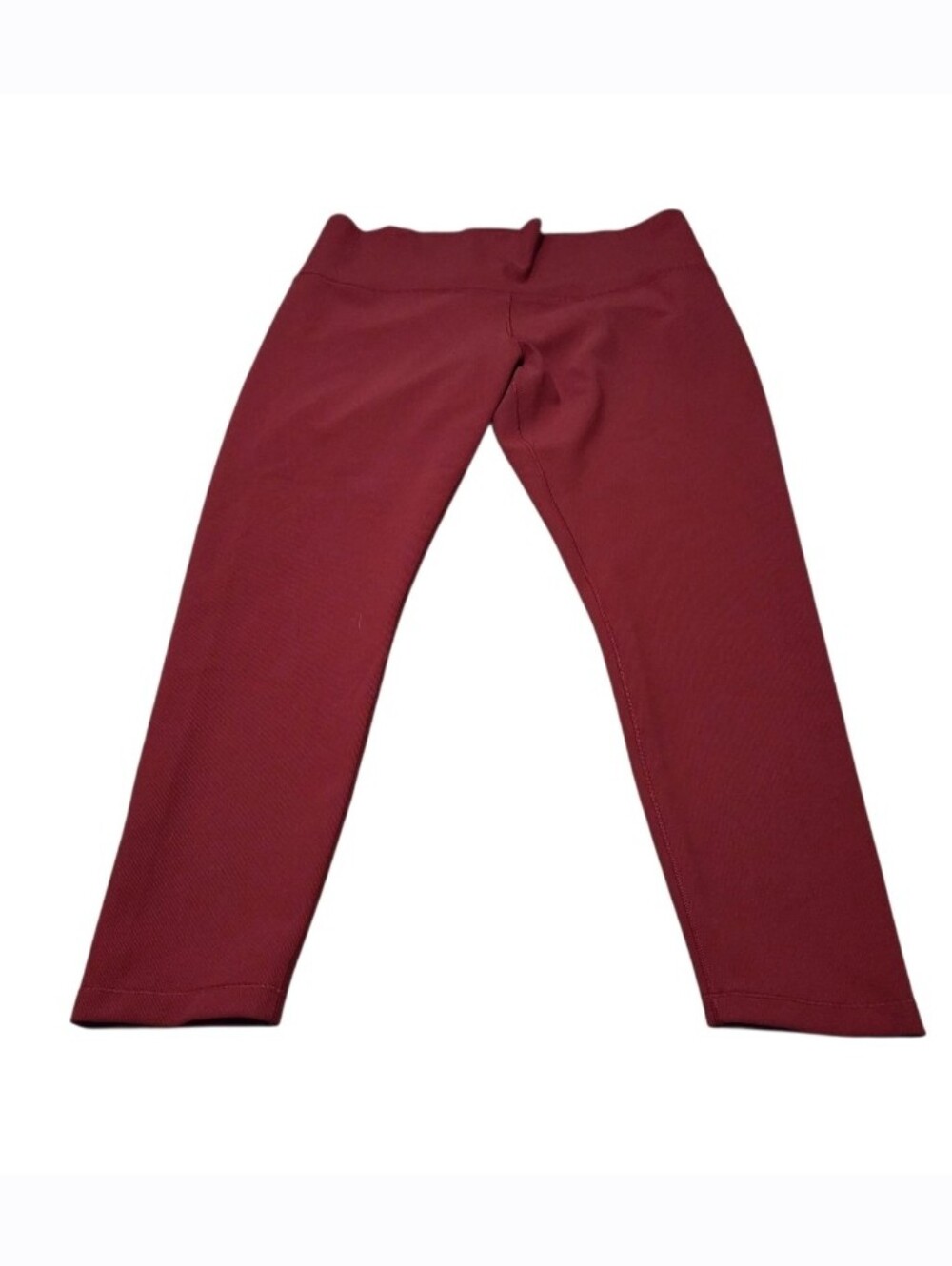 Women’s XL CALIA Women's Essential Rib  7/8 High Rise Berry Wine Leggings